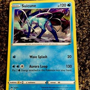 Suicune Pokémon hp is 120